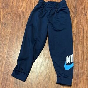 Nike Toddler Navy Blue Joggers with Logo